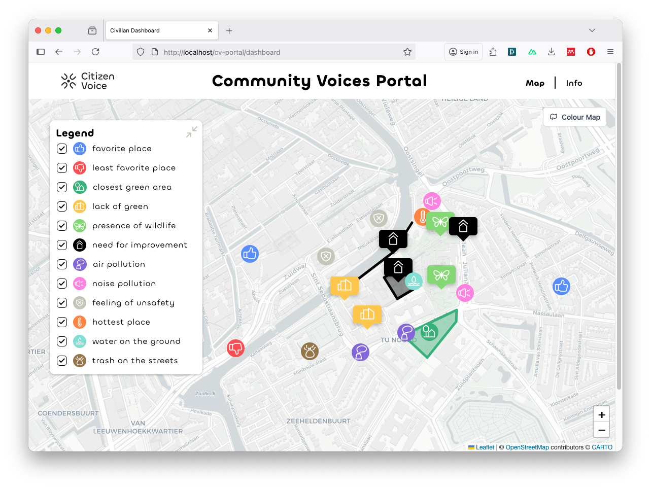 Citizen mapping tool