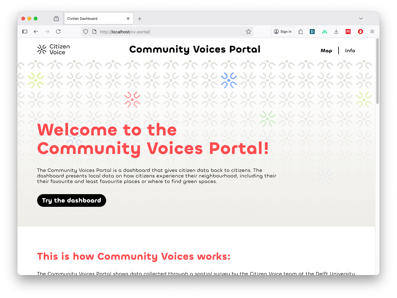 Citizen mapping tool