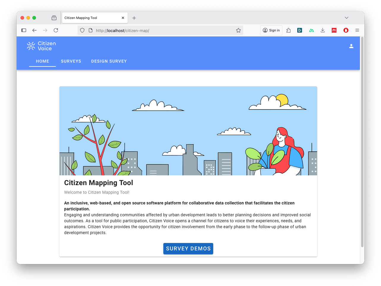 Citizen mapping tool
